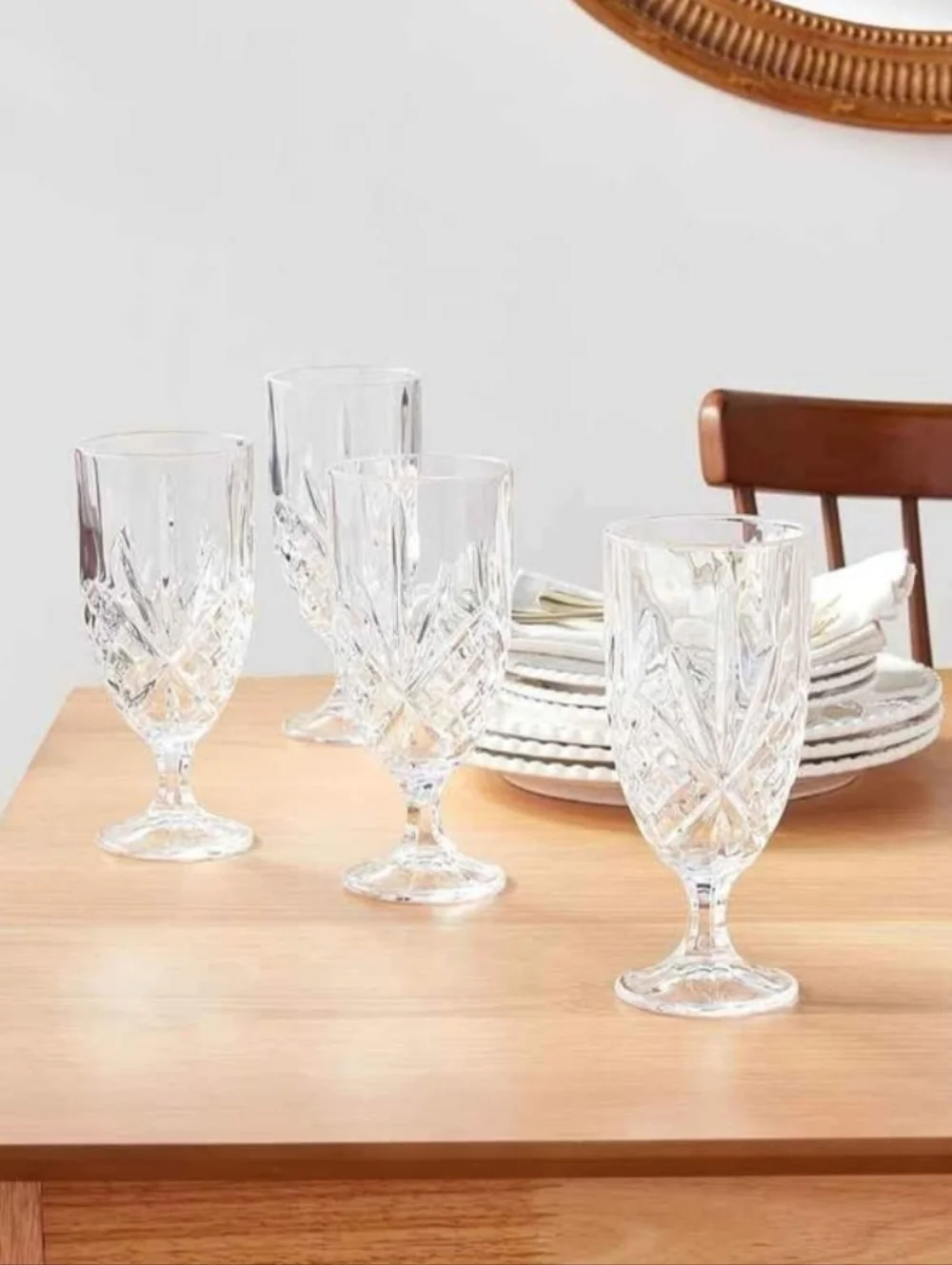 Shannon Crystal Set Of 12 Milano Iced Beverage Glasses 12 Oz New In Box